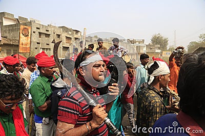 KAVANT GER FAIR near Chhota Udepur around 120 kms from BARODA Editorial Stock Photo