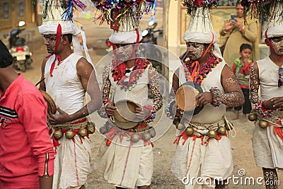 KAVANT GER FAIR near Chhota Udepur around 120 kms from BARODA Editorial Stock Photo