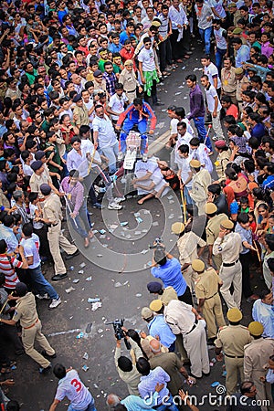 Rathyatra Ahmedabad, India street festival Editorial Stock Photo