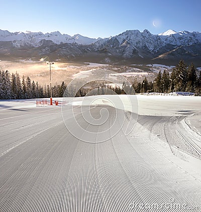 Ratrak in Zakopane Stock Photo