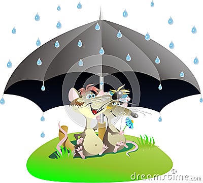 Rats Vector Illustration