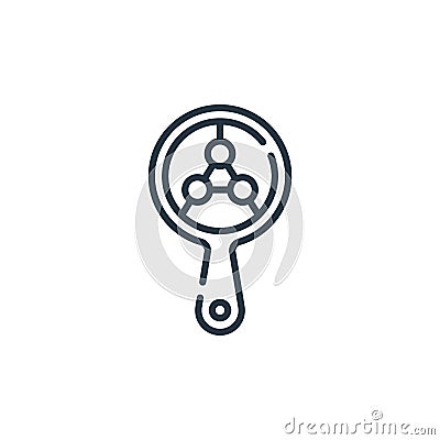 rattle vector icon isolated on white background. Outline, thin line rattle icon for website design and mobile, app development. Vector Illustration