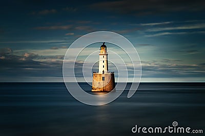 Rattray Head sunset Stock Photo