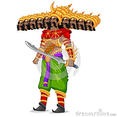 Ravana Vector Illustration