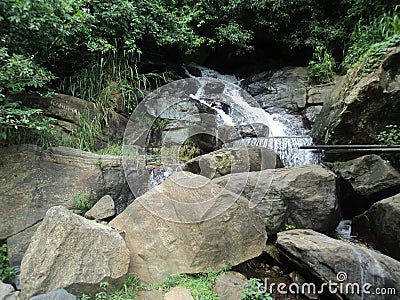 Ravana Ella waterfall Stock Photo