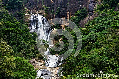 Ravana Falls, Ella Sri Lanka Stock Photo