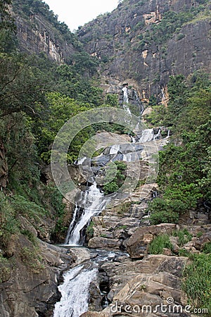 Ravana Falls 2 Stock Photo