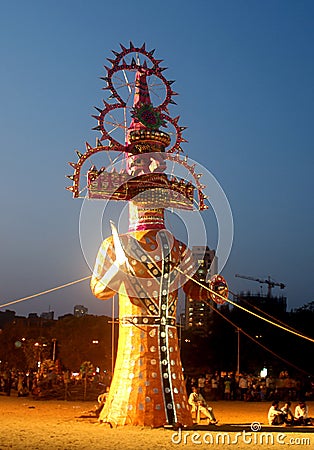 Ravana, Vijayadashami Dashahara Stock Photo