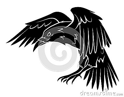 Raven Vector Illustration