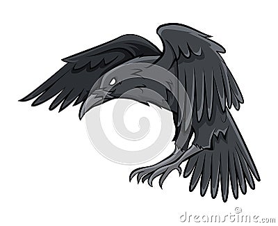 Raven Vector Illustration