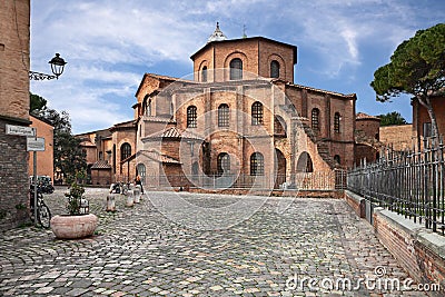 Ravenna, Emilia Romagna, Italy: the ancient Basilica of San Vitale Stock Photo