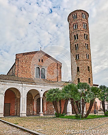 Ravenna, Emilia Romagna, Italy: Basilica of Sant`Apollinare Nuov Stock Photo