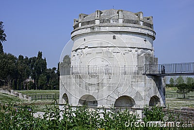 Ravenna emilia romagna italy europe mausoleum teodorico Editorial Stock Photo