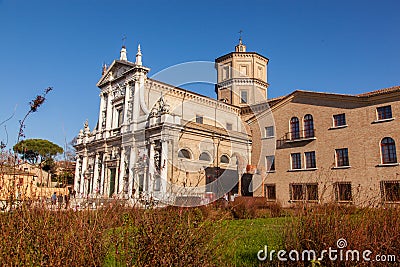 Ravenna Italian mosaic capital, Italy - Emilia Romagna, Basilica of Santa Maria in Porto Editorial Stock Photo