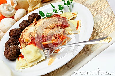 Ravioli Stock Photo