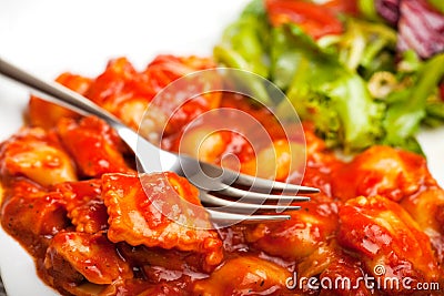 Ravioli Stock Photo