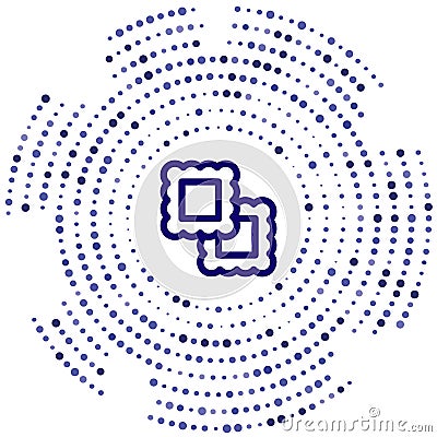 ravioli vector icon. ravioli editable stroke. ravioli linear symbol for use on web and mobile apps, logo, print media. Thin line Vector Illustration