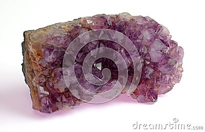 Raw amethyst Stock Photo