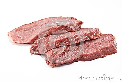 Raw beef piece Stock Photo