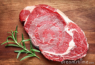 Raw beef steak Stock Photo