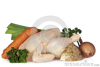 Raw chicken Stock Photo