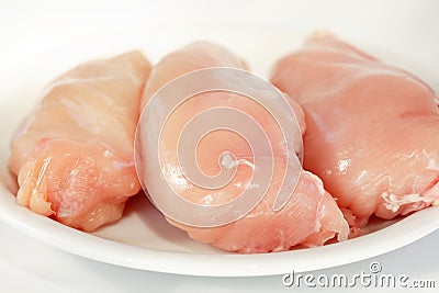 Raw chicken breast Stock Photo