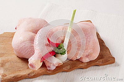 Raw chicken legs Stock Photo