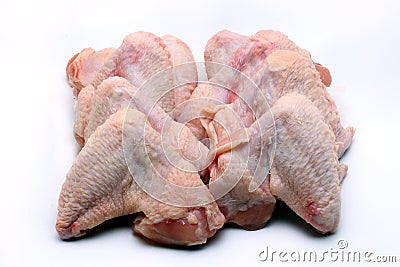 Raw chicken wings Stock Photo