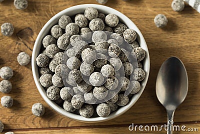 Raw Dry Organic Tapioca Pearl Balls Stock Photo