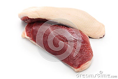 Raw duck breast Stock Photo