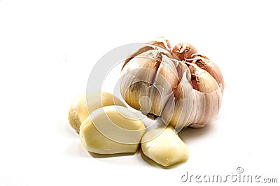 RAW GARLIC THROUGH MY LENS Stock Photo