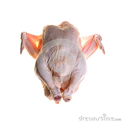 Raw headless chicken Stock Photo