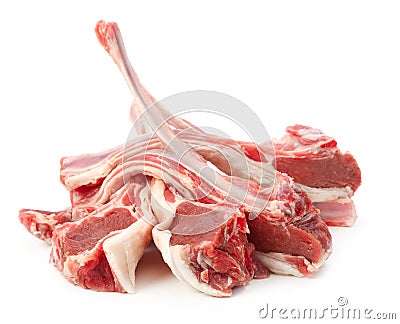 Raw lamb meat Stock Photo