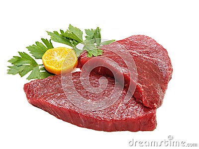 Raw Meat Stock Photo