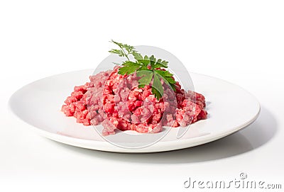 Raw minced meat Stock Photo