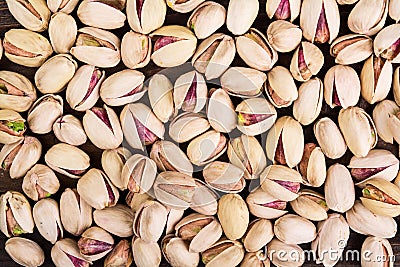 Raw pistachio nuts Stock Photo