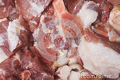 Raw pork Stock Photo
