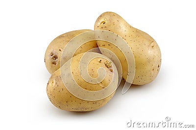 Raw Potato Stock Photo