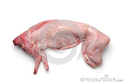 Raw rabbit meat Stock Photo