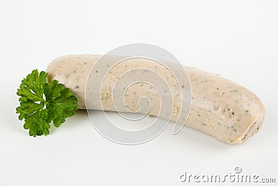 A raw sausage Stock Photo