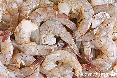 Raw Shrimp Stock Photo
