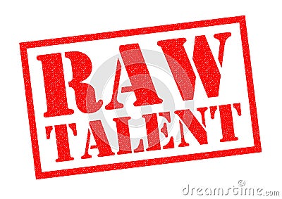 RAW TALENT Stock Photo