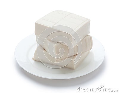 raw tofu Stock Photo