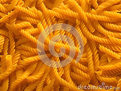 raw uncooked italian pasta background Stock Photo
