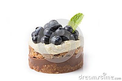 Raw vegan cake Stock Photo