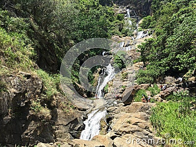 Rawana falls Stock Photo