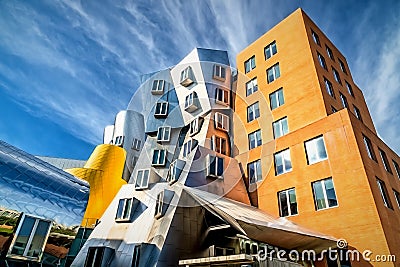 Ray and Maria Stata Center at Massachusetts Institute of Technology Editorial Stock Photo
