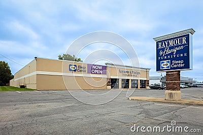 Raymour & Flanigan Furniture Building Exterior Editorial Stock Photo