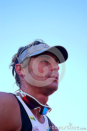 Raynard Tissink Ironman SA 2010 Editorial Stock Photo