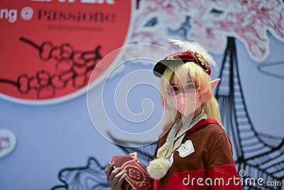 Rayong Thailand January 14 2023 Unidentified model Cosplay activity Editorial Stock Photo